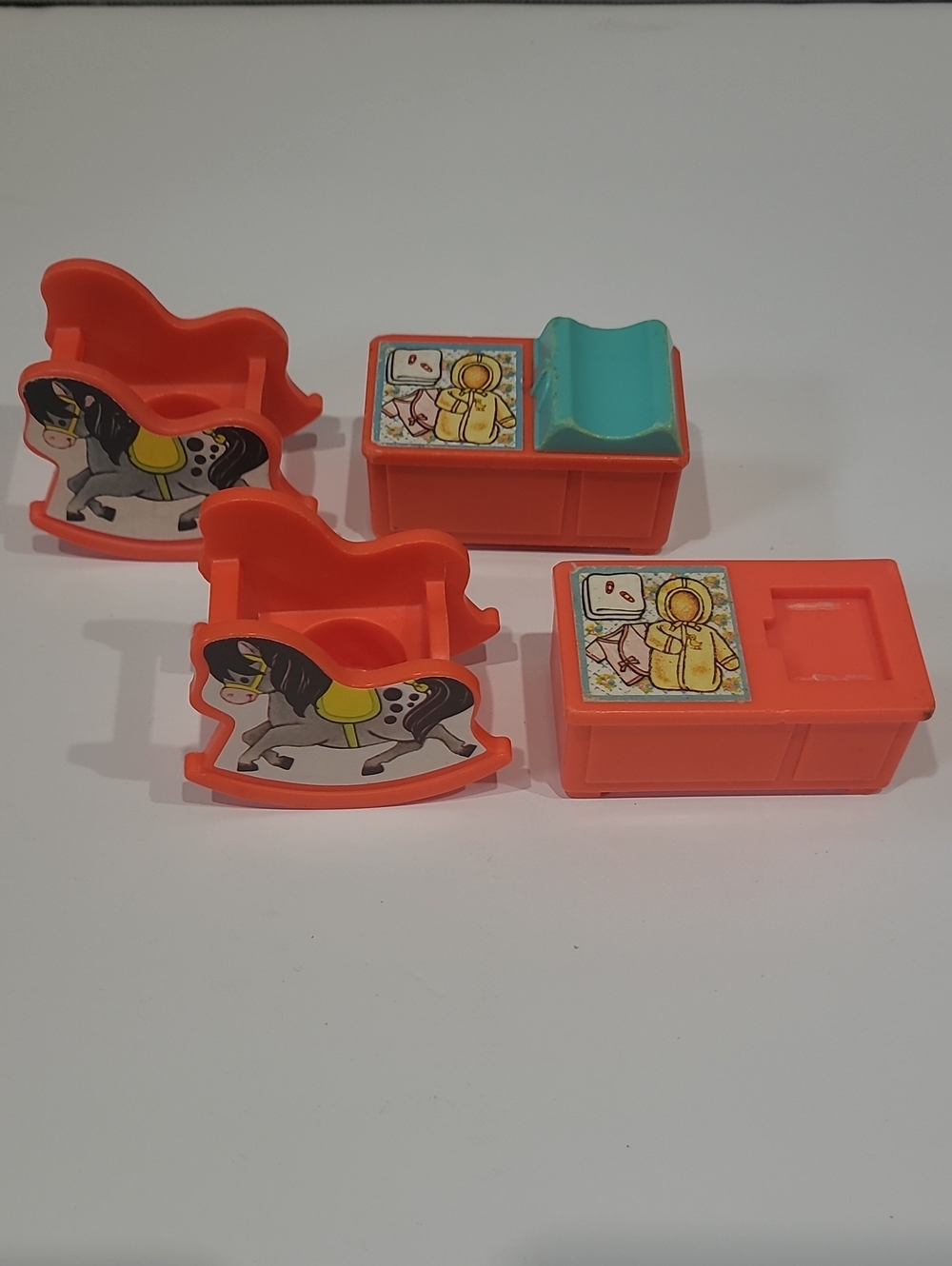 Vintage Fisher Price Nursery Furniture Lot